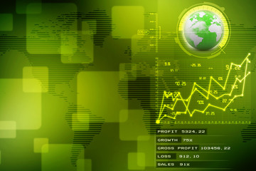 Obraz premium globe internet connecting