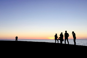 Fototapeta premium lauer Sommerabend am Meer