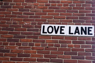 Fototapeta na wymiar Love Lane