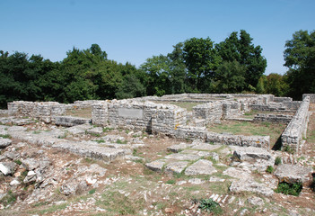 Fototapeta na wymiar Nesactium Roman Town
