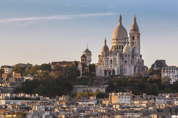 Obraz premium Bazylika Najświętszego Serca w Montmartre