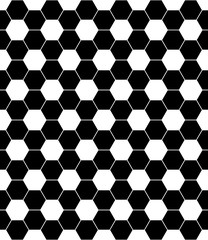 Vector modern seamless geometry pattern hexagon, black and white abstract geometric background, trendy print, monochrome retro texture, hipster fashion design