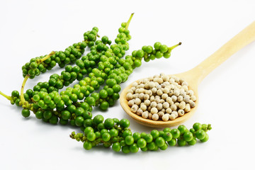 young pepper and black pepper