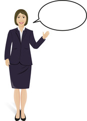 Femme d'affaire Manager Patron 06