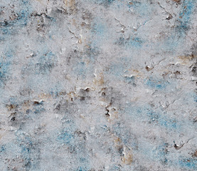 texture or background wall of shabby paint and plaster cracks