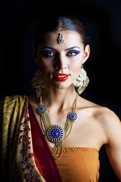 Young traditional Asian Indian woman