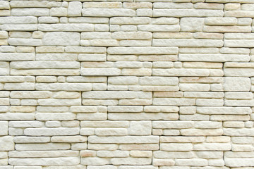 stone wall made with blocks