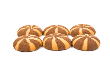delicious chocolate striped cookies