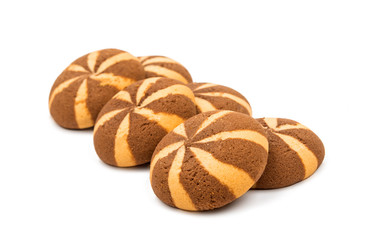 delicious chocolate striped cookies