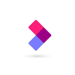 Abstract business logo icon design template with arrow