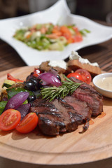 Juicy steak