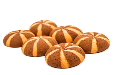 delicious chocolate striped cookies
