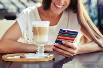 young woman using her smartphone