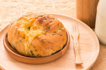 Bread with cheese