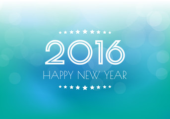 2016 Happy New Year background.vector.