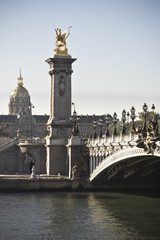 Fototapeta na wymiar Pont Alexandre III, Paris, France // Alexandre 3