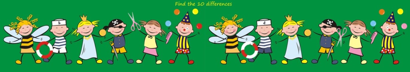 find ten differences, carnival © janista