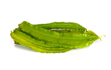 winged bean on white background