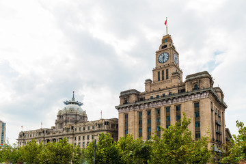 Fototapeta premium Shanghai Bund historical buildings,China