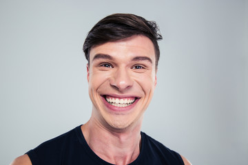 Portrait of a smiling man looking at camera