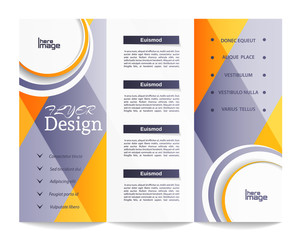 Tri-fold brochure template