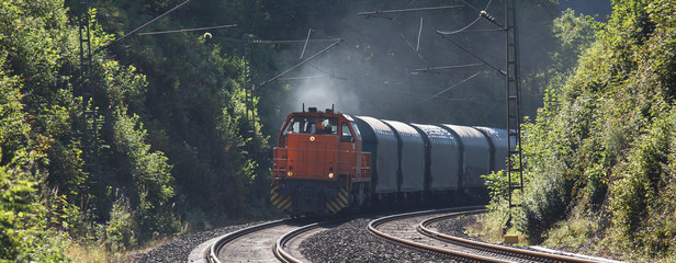 Fototapeta premium german freight train