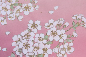 桜の花柄の背景