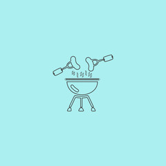 Grill Or Barbecue Icon