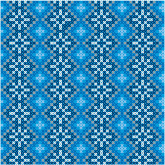 Christmas and winter seamless background with detailed pattern made from stitches for cards, wrapping, web page backgrounds, textile designs, fills, banners, events invitation, menus