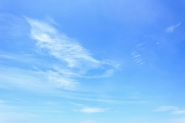 Naklejka na ściany i meble Blue sky with cloud in sunshine day