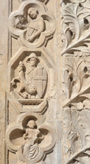Fototapeta na wymiar Palazzo dei Priori portal in Perugia