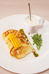 corn pancakes