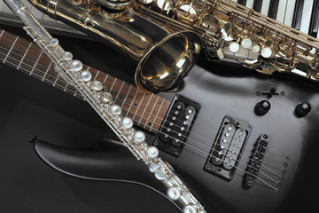 Obraz premium Musical instruments, closeup