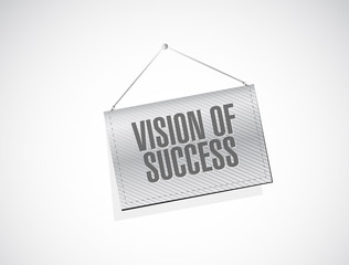 vision of success banner sign concept