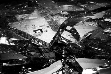 Glas zerbrochen