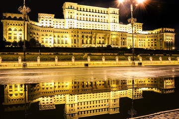 Palace of the Parliament in Bucharest, Romania