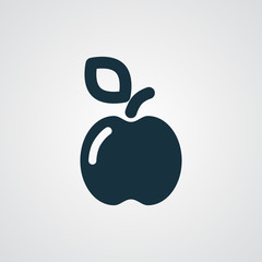 Flat Apple icon