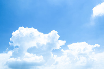 Obraz na płótnie Canvas Beautiful Blue Sky Background Template With Some Space for Input