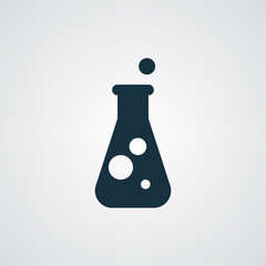 Flat Conical Flask icon