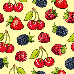 Berries background 002