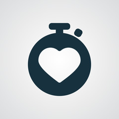 Flat Heart Rate Monitor icon