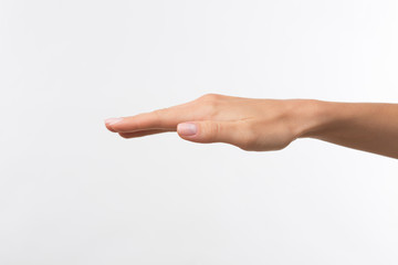 Woman's hand with delicate skin