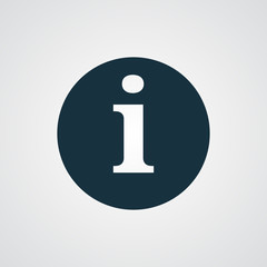 Flat Information icon.