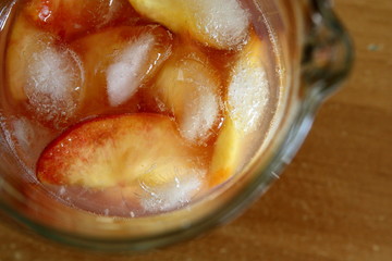 Peach ice tea