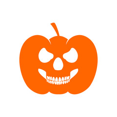 Halloween Pumpkin Skull