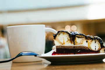 cake and coffee