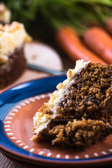 Homemade autumn carrot cake