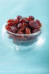 dried cranberries in a bowl
