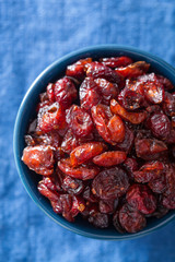 dried cranberries in a bowl