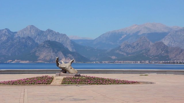 Antalya, Turkey. Hashims hand monument